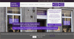 Desktop Screenshot of dovedavies.com
